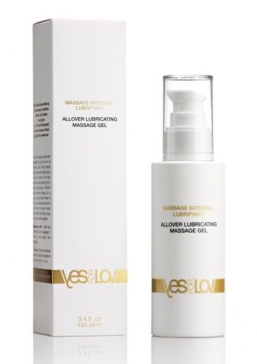 Массажный гель-смазка на силиконовой основе Allover Massage Gel - 100 мл. - YESforLOV - купить с доставкой в Балашихе