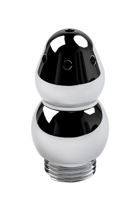 Металлический анальный душ с тремя насадками - ToyFa - купить с доставкой в Балашихе