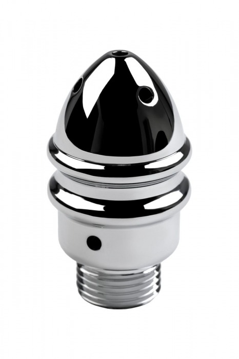 Металлический анальный душ с тремя насадками - ToyFa - купить с доставкой в Балашихе