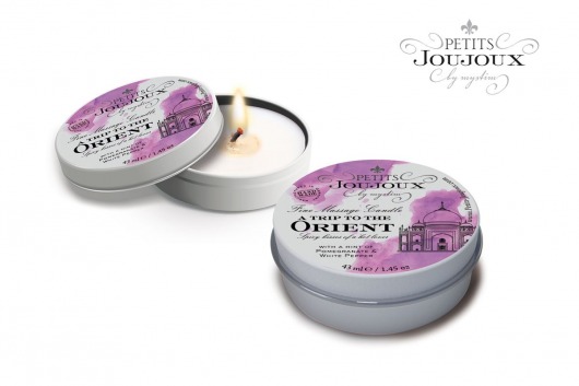 Массажная свеча Petits Joujoux Orient с ароматом граната и белого перца - 33 гр. - MyStim - купить с доставкой в Балашихе