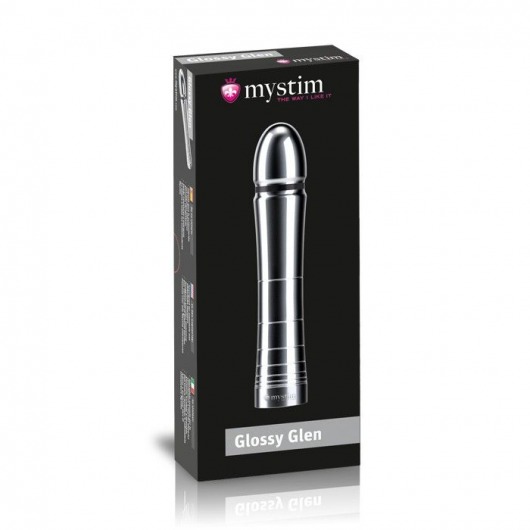 Фаллоимитатор для электростимуляции Glossy Glen Dildo - 14 см. - MyStim - купить с доставкой в Балашихе