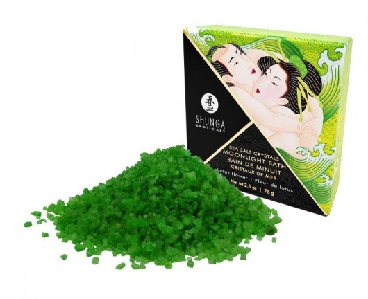 Соль для ванны Bath Salts Lotus Flower с ароматом цветков лотоса - 75 гр. -  - Магазин феромонов в Балашихе