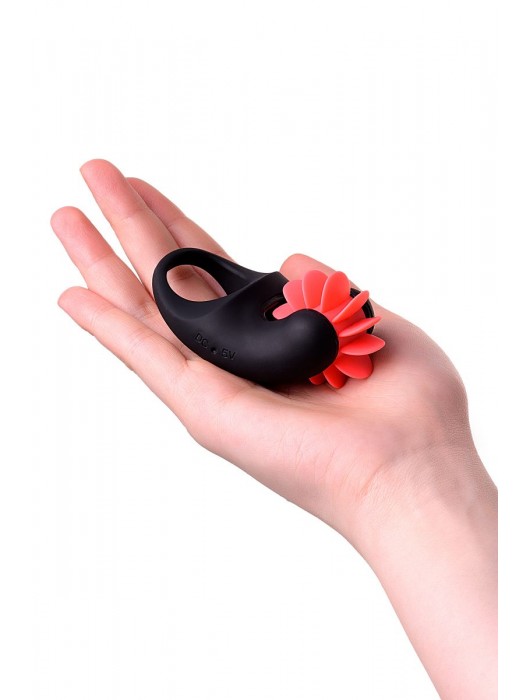 Чёрно-красное эрекционное виброкольцо Erotist - Erotist Adult Toys - в Балашихе купить с доставкой