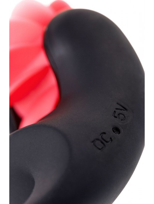 Чёрно-красное эрекционное виброкольцо Erotist - Erotist Adult Toys - в Балашихе купить с доставкой