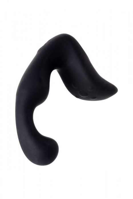Чёрный изогнутый вибростимулятор простаты Erotist - Erotist Adult Toys - в Балашихе купить с доставкой