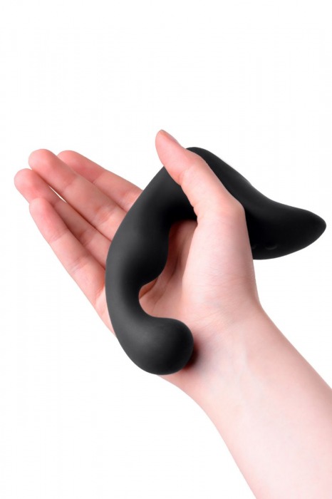 Чёрный изогнутый вибростимулятор простаты Erotist - Erotist Adult Toys - в Балашихе купить с доставкой