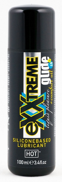 Анальная смазка на силиконовой основе Exxtreme Glide - 100 мл. - HOT - купить с доставкой в Балашихе
