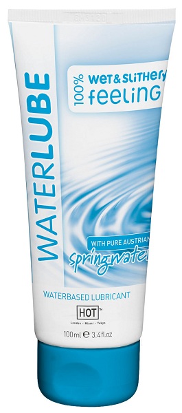 Лубрикант на основе чистой родниковой воды WaterLube - 100 мл. - HOT - купить с доставкой в Балашихе