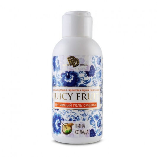Интимный гель на водной основе JUICY FRUIT с ароматом пина колада - 100 мл. - БиоМед - купить с доставкой в Балашихе