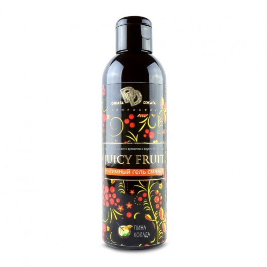 Интимный гель на водной основе JUICY FRUIT с ароматом пина колада - 200 мл. - БиоМед - купить с доставкой в Балашихе