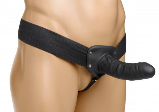 Полый страпон Erection Assist - 15,2 см. - XR Brands - купить с доставкой в Балашихе