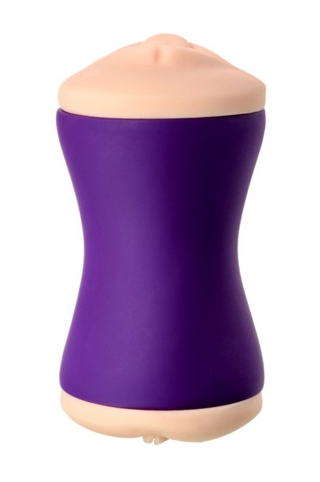 Двухсторонний мастурбатор JOS YARA в фиолетовой колбе - JOS - в Балашихе купить с доставкой