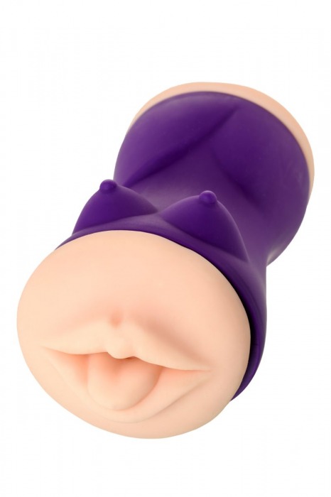 Двухсторонний мастурбатор JOS YARA в фиолетовой колбе - JOS - в Балашихе купить с доставкой