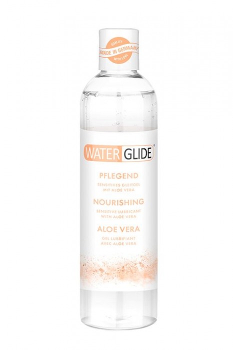 Лубрикант на водной основе с алоэ вера NOURISHING - 300 мл. - Waterglide - купить с доставкой в Балашихе