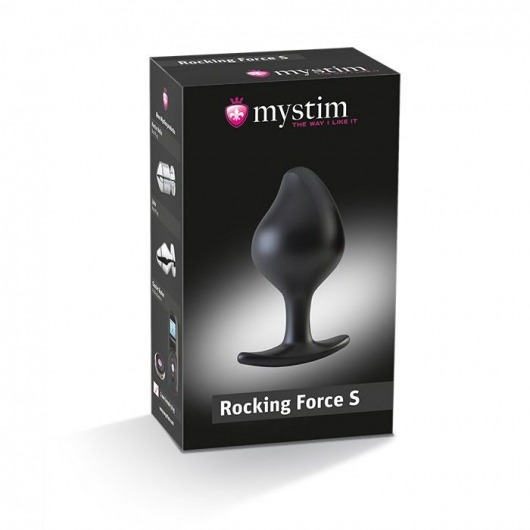 Анальная пробка Rocking Force S для электростимуляции - 9,5 см. - MyStim - купить с доставкой в Балашихе