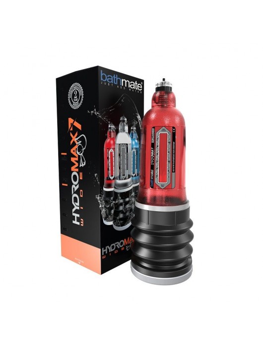 Красная гидропомпа HydroMAX7 Wide Boy - Bathmate - в Балашихе купить с доставкой