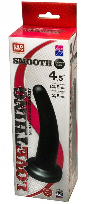 Анальная насадка Smooth - 12,5 см. - LOVETOY (А-Полимер) - купить с доставкой в Балашихе