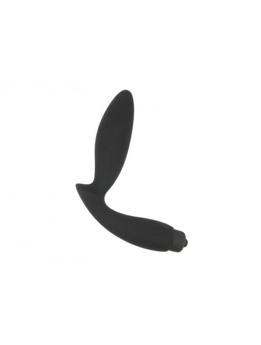 Чёрный вибростимулятор простаты Sex Expert Vibe Pleasure - Sex Expert - в Балашихе купить с доставкой