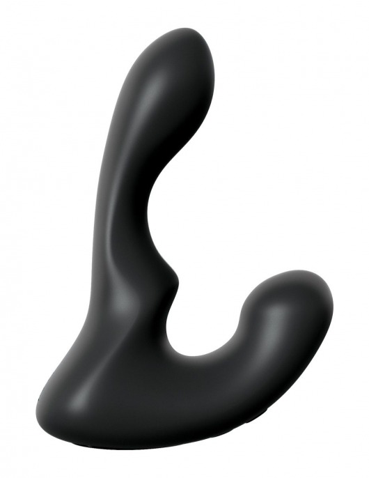 Черный анальный вибростимулятор P-Spot Milker - 14 см. - Pipedream - в Балашихе купить с доставкой