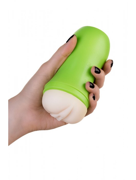 Мастурбатор-вагина A-Toys в зеленой колбе - A-toys - в Балашихе купить с доставкой