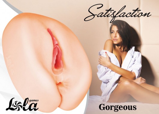Мастурбатор с 2 тоннелями Satisfaction Gorgeous - Lola Games - в Балашихе купить с доставкой