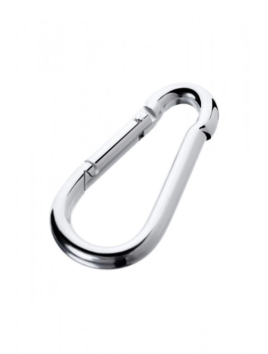 Серебристый карабин TOYFA Metal - ToyFa - купить с доставкой в Балашихе