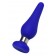 Синяя силиконовая анальная втулка с ограничителем - 10 см. - ToyFa в Балашихе Синяя силиконовая анальная втулка с ограничителем - 10 см. - ToyFa