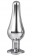 Серебристая анальная пробка с кристаллом Silver Pleasure Plug S - 9 см. - Dream Toys в Балашихе Серебристая анальная пробка с кристаллом Silver Pleasure Plug S - 9 см. - Dream Toys
