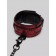 Красно-черные оковы Reversible Faux Leather Ankle Cuffs - Fifty Shades of Grey - купить с доставкой в Балашихе