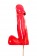 Красный леденец в форме члена со вкусом виски - 173 гр. - Sosuчki - купить с доставкой в Балашихе