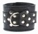 Чёрные наручники из кожи с пряжкой - БДСМ Арсенал - купить с доставкой в Балашихе Чёрные наручники из кожи с пряжкой - БДСМ Арсенал - купить с доставкой в Балашихе