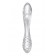 Прозрачный двусторонний стеклянный фаллоимитатор Dazzling Crystal 1 - 18,5 см. - Satisfyer купить с доставкой в интернет-магазине Orgasmix в Балашихе Прозрачный двусторонний стеклянный фаллоимитатор Dazzling Crystal 1 - 18,5 см. - Satisfyer
