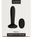 Чёрный анальный вибростимулятор Primo с функцией нагрева - 12 см. - Svakom в Балашихе Чёрный анальный вибростимулятор Primo с функцией нагрева - 12 см. - Svakom