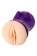Двухсторонний мастурбатор JOS YARA в фиолетовой колбе - JOS - в Балашихе купить с доставкой
